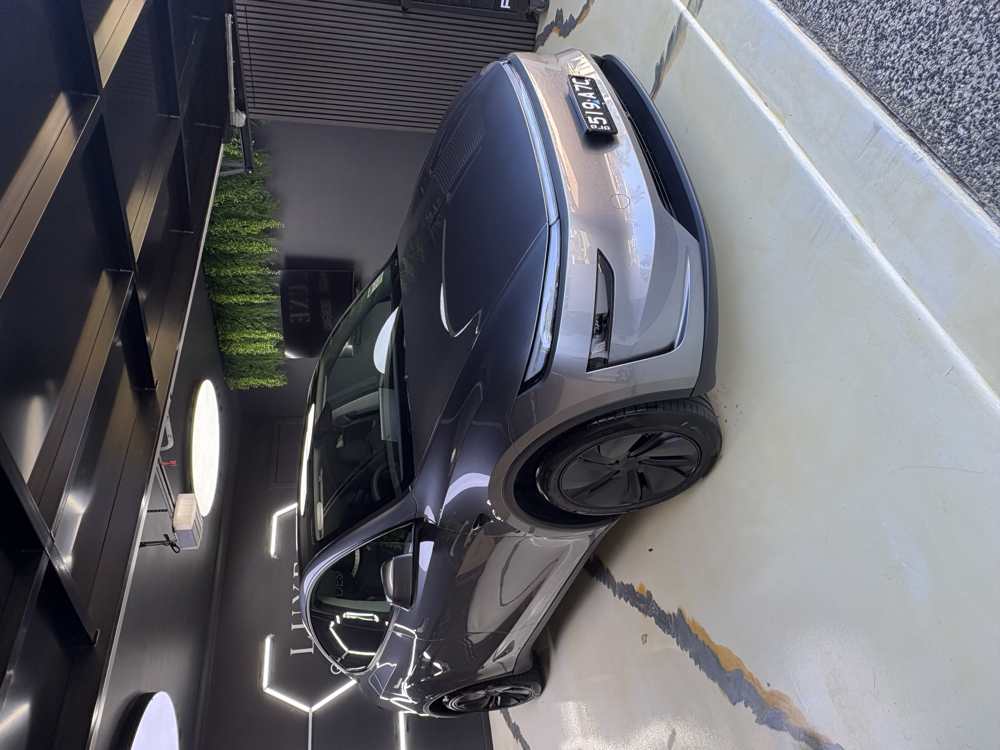Tesla at the Luxe Motors studio
