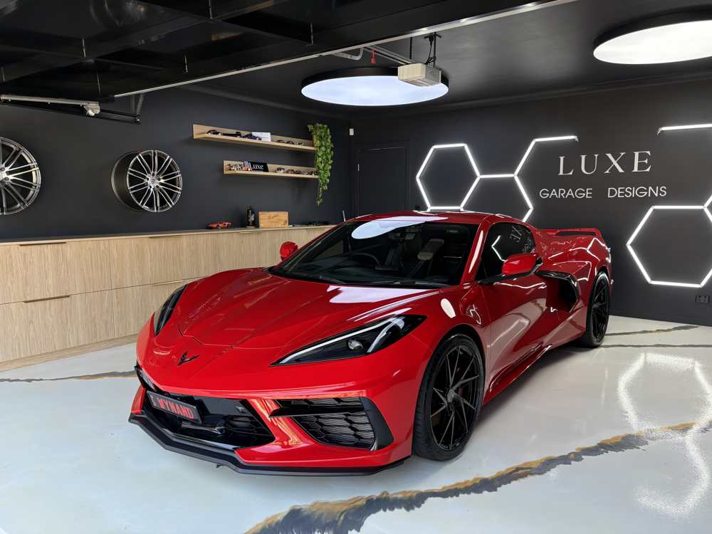 Corvette at the Luxe Motors studio
